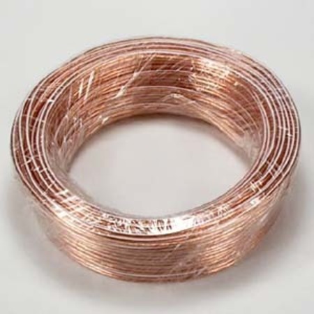 BESTLINK NETWARE Polarized Speaker Wire Coil CCA 22AWG/2- 50ft- Clear Jacket 203655